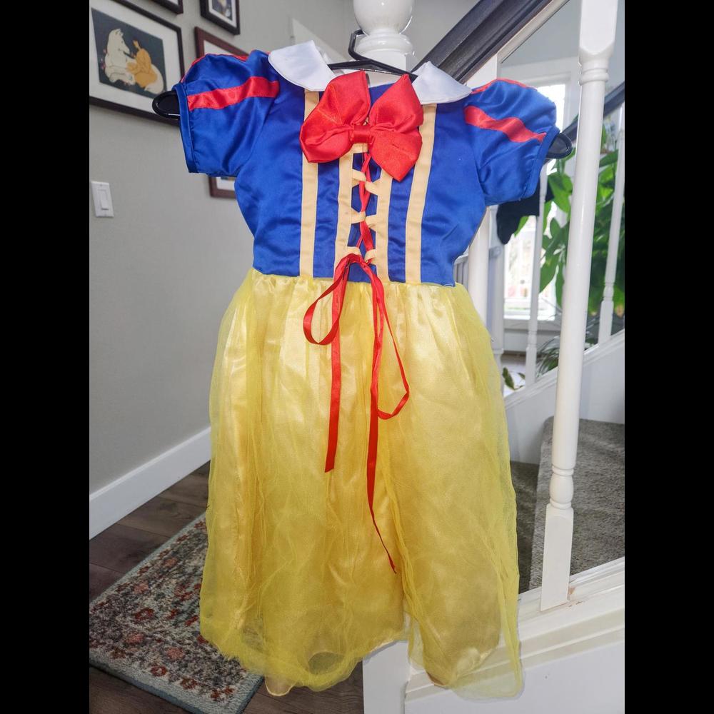 Snow White pretend play dress for girls, Size 3/4